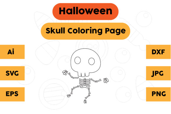 A Designer’s Review of the Halloween Coloring Page - Skull 01 Graphic