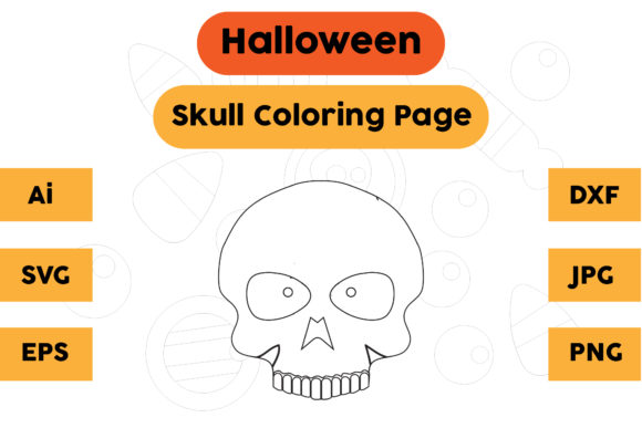 A Detailed Look at a Halloween Skull Embroidery Design