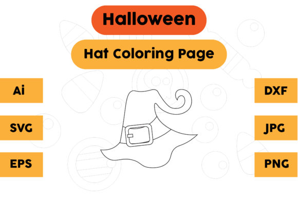 A Witch Hat Graphic Asset for Halloween Publishing Projects