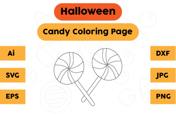 Candy-Focused Halloween Graphics for Blog and Website Design