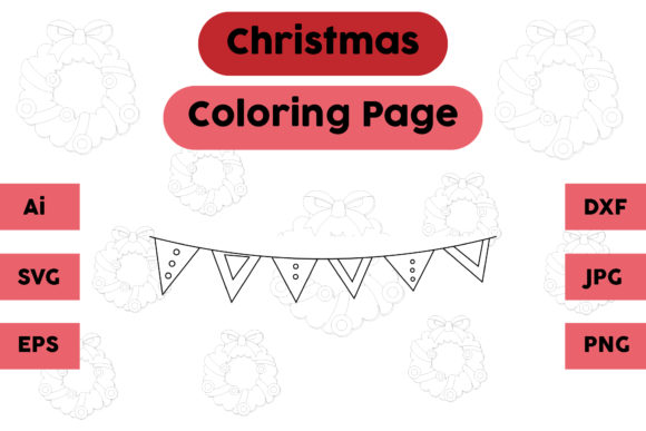 Christmas Coloring Page - Decoration 04: A Versatile Graphics Asset