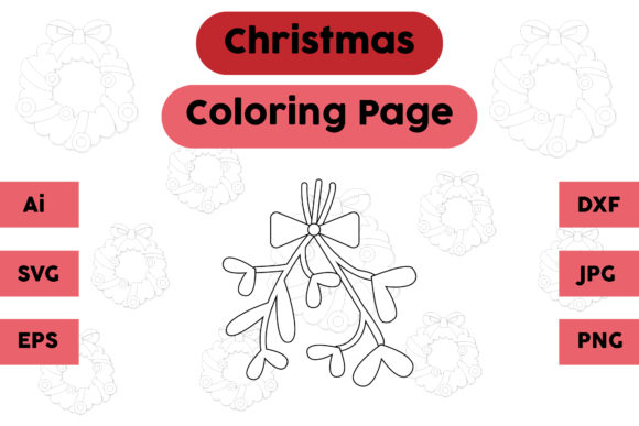 Christmas Coloring Page - Decoration 05: A Festive Embroidery Gem