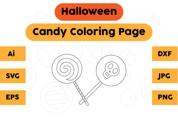 Halloween Candy Graphics for Business Branding